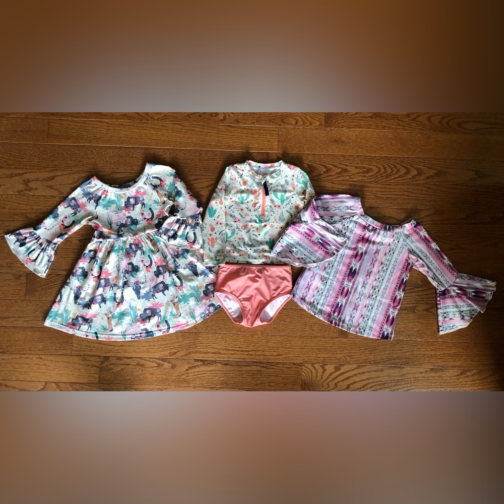 Little Girls Western Clothing Lot- size 3T